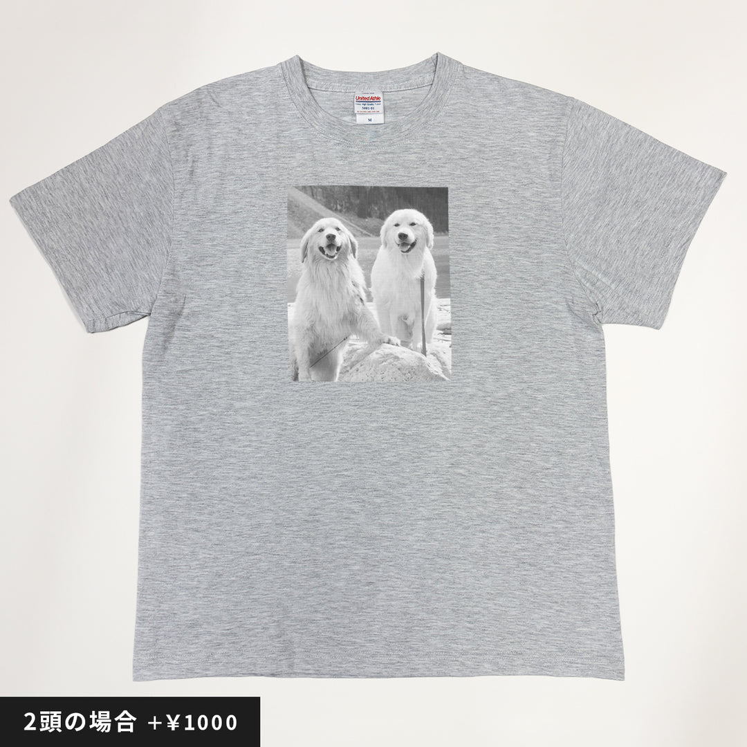 うちの子Tシャツ（キャンバス ライトグレー）