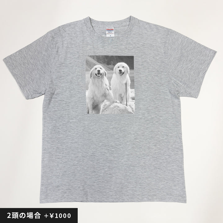 うちの子Tシャツ（キャンバス ライトグレー）