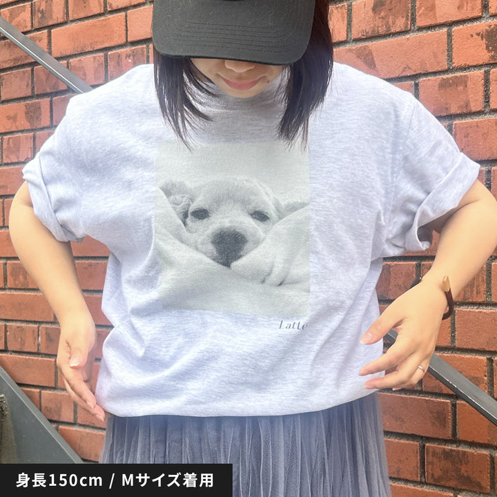 うちの子Tシャツ（キャンバス ライトグレー）