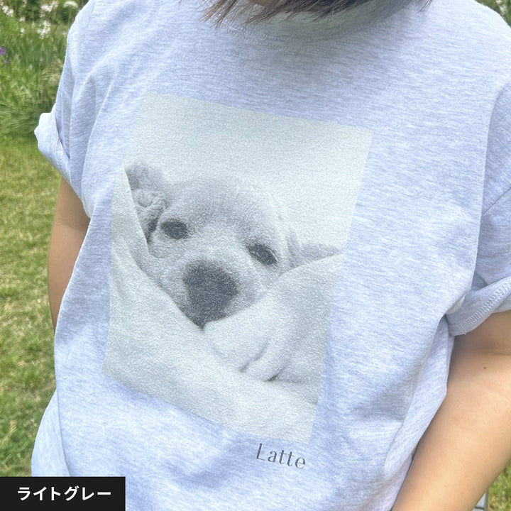 うちの子Tシャツ（キャンバス スミクロ）
